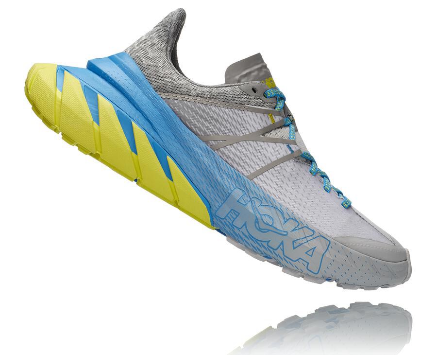 Tenis Hoka One One Trail Hombre Grises - Tennine - TABE38021